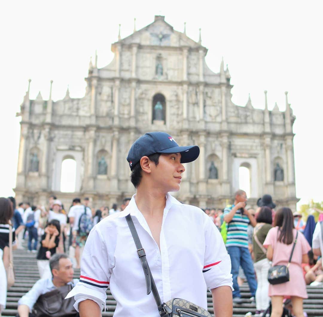 アイス・サランユーのインスタグラム：「ทำในสิ่งที่รัก...รักในสิ่งที่ทำ  Travel is my life  Macau ครั้งที่ 8 ของฉัน ยังตื่นเต้น และมีความสุขทุกครั้งที่ได้มา จริงๆต้องบอกทุกครั้งที่ได้ออกเดินทาง❤ #icesarunyuaroundtheworld」