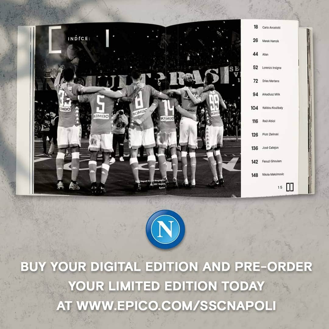 SSCナポリさんのインスタグラム写真 - (SSCナポリInstagram)「💙📘We're proud to announce the launch of our Social Biography, a world first for a football team. The unmissable story of our club and our players, written by you and by us. Order your digital copy now! ✍️ 💙📘@wearepico #ForzaNapoliSempre」5月11日 21時00分 - officialsscnapoli