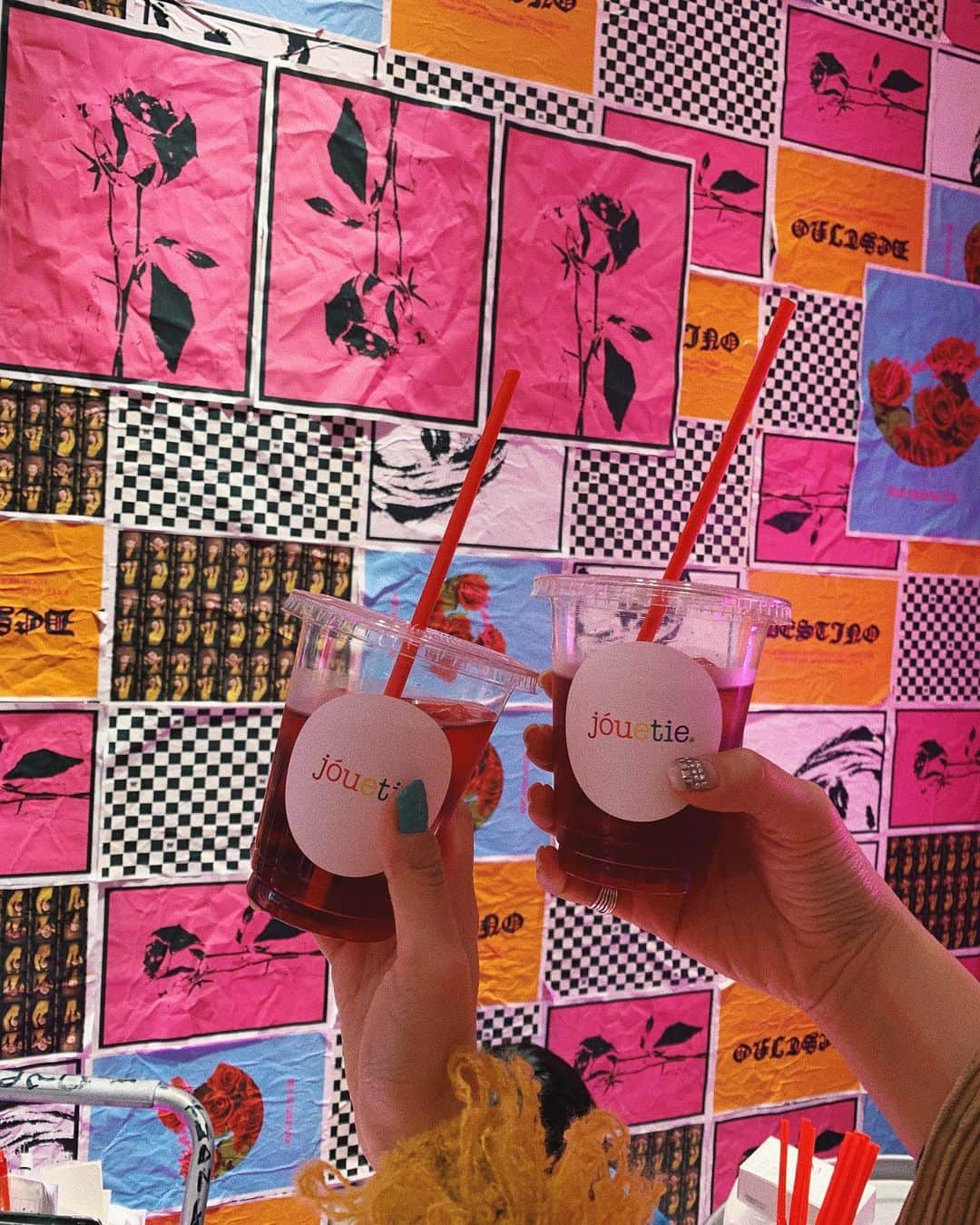 sayocoのインスタグラム：「jouetie juice🍹💗 可愛かった♡美味しかった♡  #jouetie」