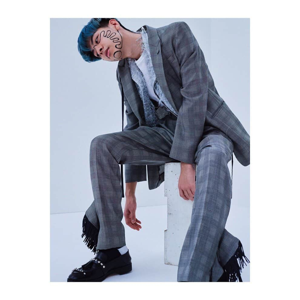 TEPPEIさんのインスタグラム写真 - (TEPPEIInstagram)「FACETASM 2019SS "WITHIN Magazineにて #facetasm / Model: Hiyadam, Photo: 山仲竜也, Hair: KANADA, Make: Ebara, Stylist: TEPPEI, Stylist assistant: 守田圭佑」5月11日 21時37分 - stylist_teppei