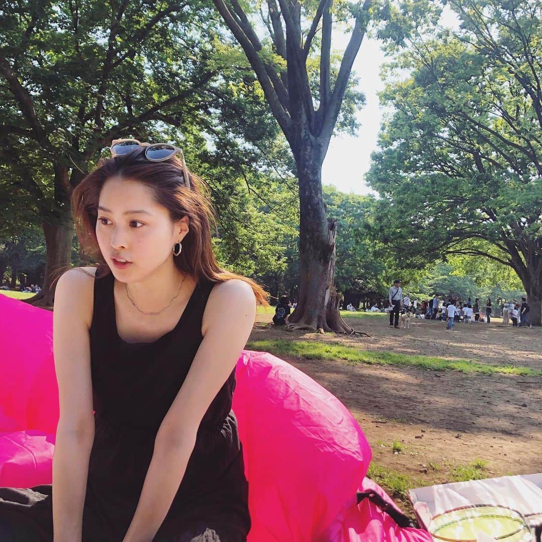 倉松すみれさんのインスタグラム写真 - (倉松すみれInstagram)「Picnic dayoff 🏸♪°#代々木公園」5月11日 22時03分 - sumire_0415