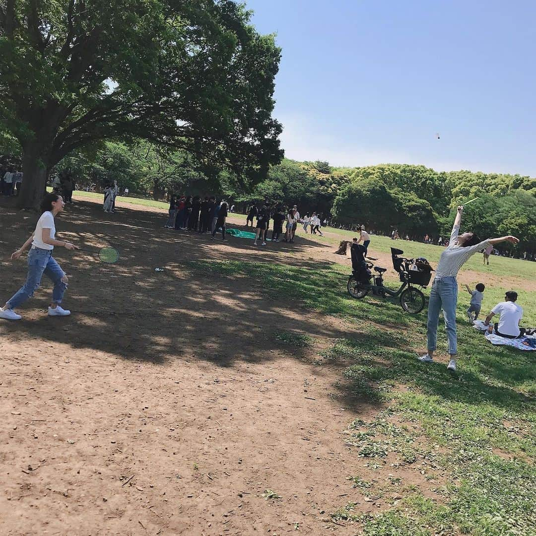 倉松すみれさんのインスタグラム写真 - (倉松すみれInstagram)「Picnic dayoff 🏸♪°#代々木公園」5月11日 22時03分 - sumire_0415