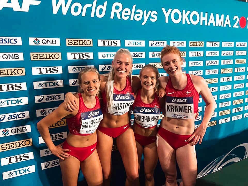 イダ・カーストフさんのインスタグラム写真 - (イダ・カーストフInstagram)「VIDERE TIL FINALEN i WORLD RELAYS, DANSK REKORD OG KVALIFICERET TIL VM I DOHA!!! • • @the_danish_relayteam @iaafyokohama19 #doha2019 #VMdoha #VM2019 #nationalteam #japan #yokohama #worldrelays #worldrelays2019 #worldrelaysyokohama #relay #4x100 #training #athlete #final #danishrecord #athletics #sprint #running #denmark #danish #girl #happydays」5月11日 22時37分 - idakkarstoft