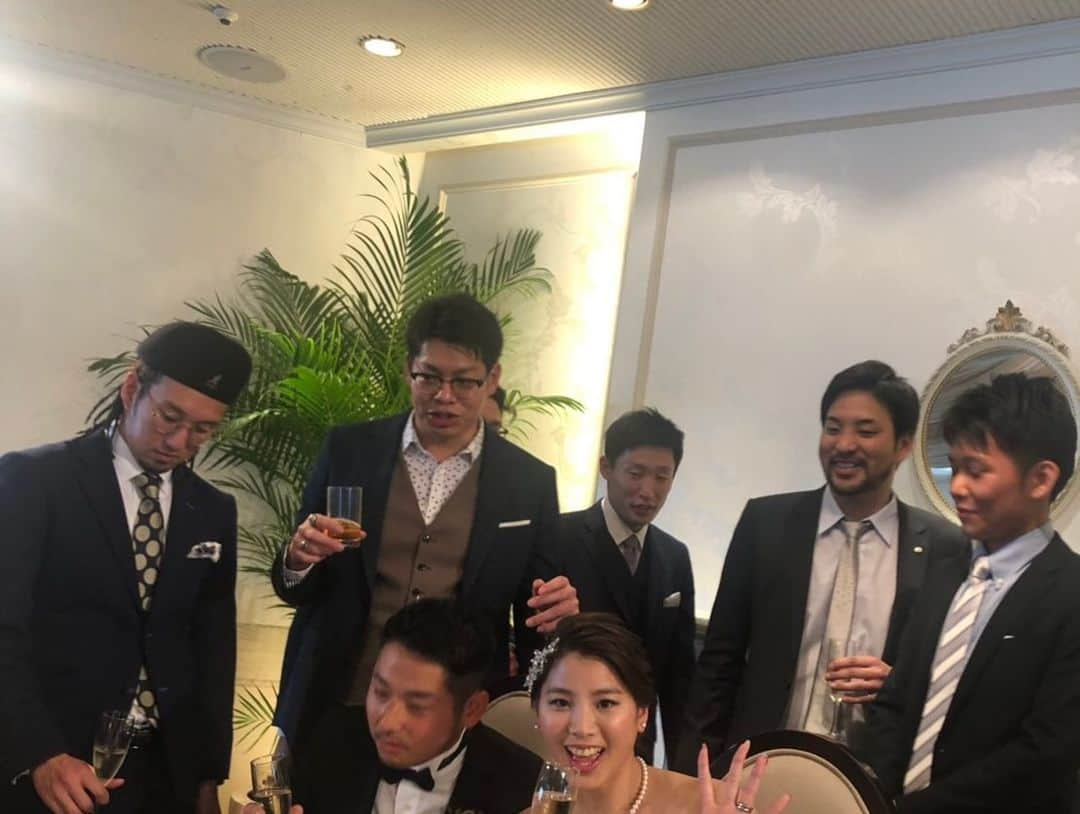 立石諒さんのインスタグラム写真 - (立石諒Instagram)「貴也、愛恵ちゃん、結婚おめでとう！ #湘南工大附 #shonan #同級生 #水泳部 #おめでとう」5月11日 22時47分 - ryo.tateishi