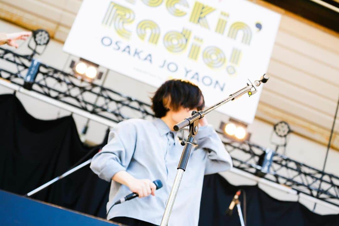 Yurinのインスタグラム：「. FM802 Rockin’Radio! 大阪城野音すげー晴れてたし、かっこいいバンドばかりで良いイベントだったな！ 青空の下のライブはとてもきもちよかった！ photo FM802」