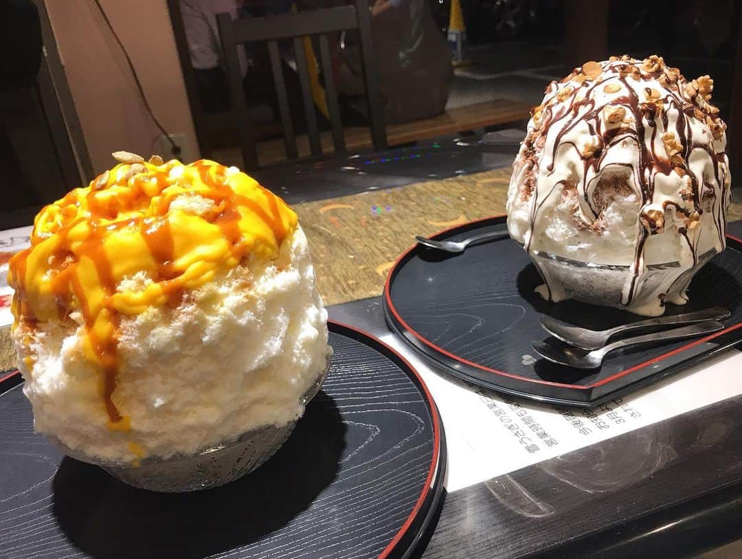 本橋優華さんのインスタグラム写真 - (本橋優華Instagram)「恋しいかき氷。  #ice#foodstagram#sweets#kakigori#pumpkin#chocolate#milk#yukiusagi#setagaya」5月11日 23時01分 - uk_jp