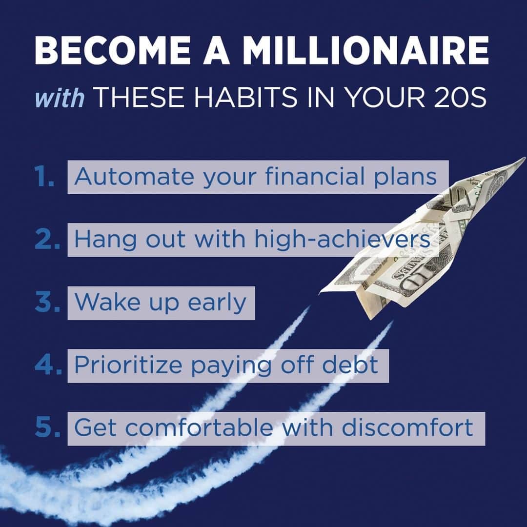 CNBCさんのインスタグラム写真 - (CNBCInstagram)「with @cnbcmakeit: If you want to build wealth, a good place to start is with your habits.  The sooner you establish good habits, the better chance you have of getting to seven figures. Try forming these habits to achieve goals like financial freedom or early retirement.⁣ ⁣ Read more, via the link in our bio.⁣ ⁣ ⁣ *⁣ *⁣ *⁣ *⁣ *⁣ *⁣ *⁣ *⁣ *⁣ *⁣ #CNBC #CNBCMakeIt #MakeIt #habit #millionaire #financialfreedom #retireearly #debt #wealth #planning #earning #automation #goals」5月11日 23時06分 - cnbc