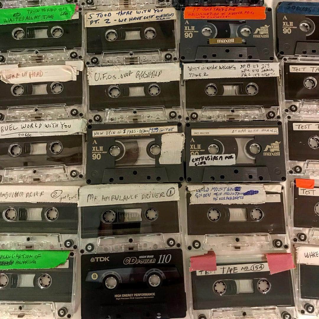 ウェイン・コインさんのインスタグラム写真 - (ウェイン・コインInstagram)「.. goin through old cassettes from my 4-track recordings... @stevendrozd and I starting to put together next Sorcerer’s Orphan Podcast.. it’s gonna feature the song The Yeah Yeah Yeah Song off At War With The Mystics from 2006!!!!」5月12日 10時02分 - waynecoyne5