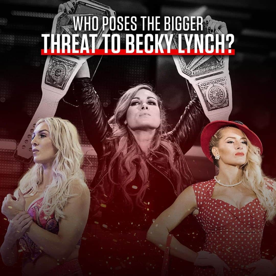 WWEさんのインスタグラム写真 - (WWEInstagram)「Who puts #Becky2Belts in the most danger heading into #MITB: @charlottewwe or @laceyevanswwe? @beckylynchwwe」5月12日 9時00分 - wwe