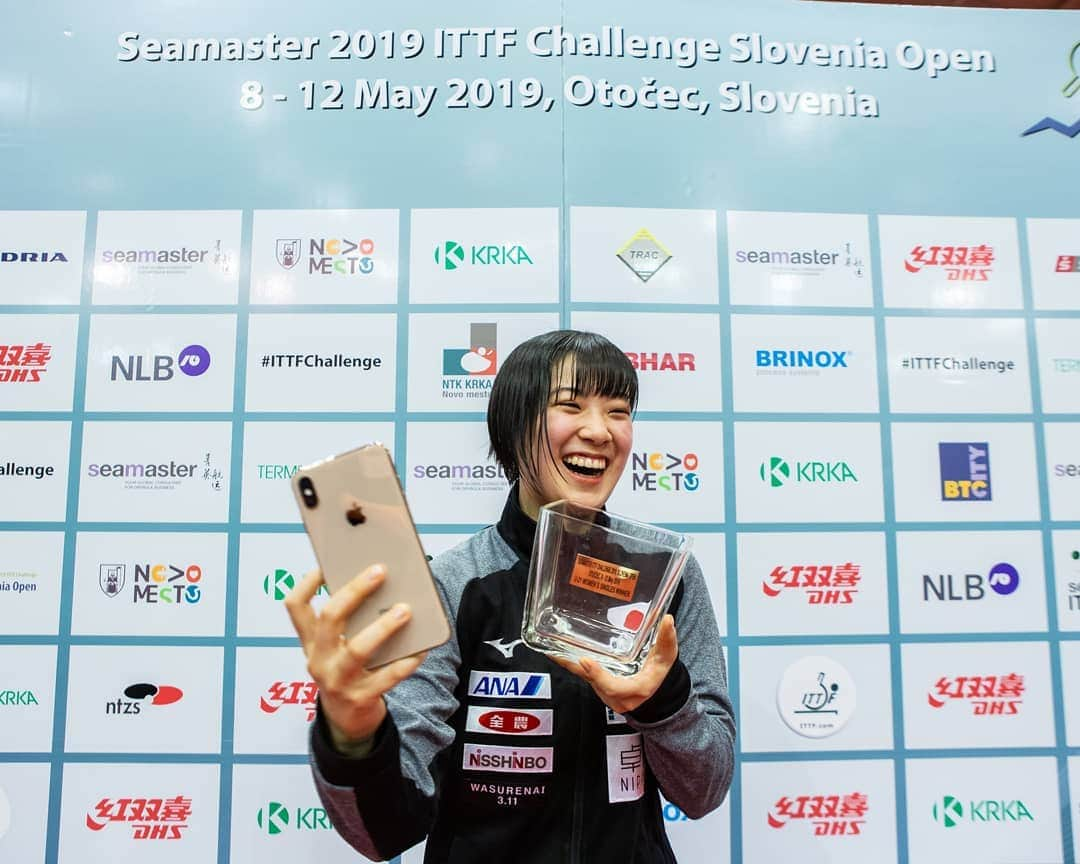 ITTF Worldさんのインスタグラム写真 - (ITTF WorldInstagram)「#Congratulations to our 2019 #ITTFChallenge Slovenia Open U21 Champions! 💪🏻💪🏻 . U21 WS 🥇Miyuu Nagasaki 🥈Tsai Yu-Chin . U21 MS 🥇Feng Yi-Hsin 🥈Bastien Rembert」5月12日 1時49分 - wtt