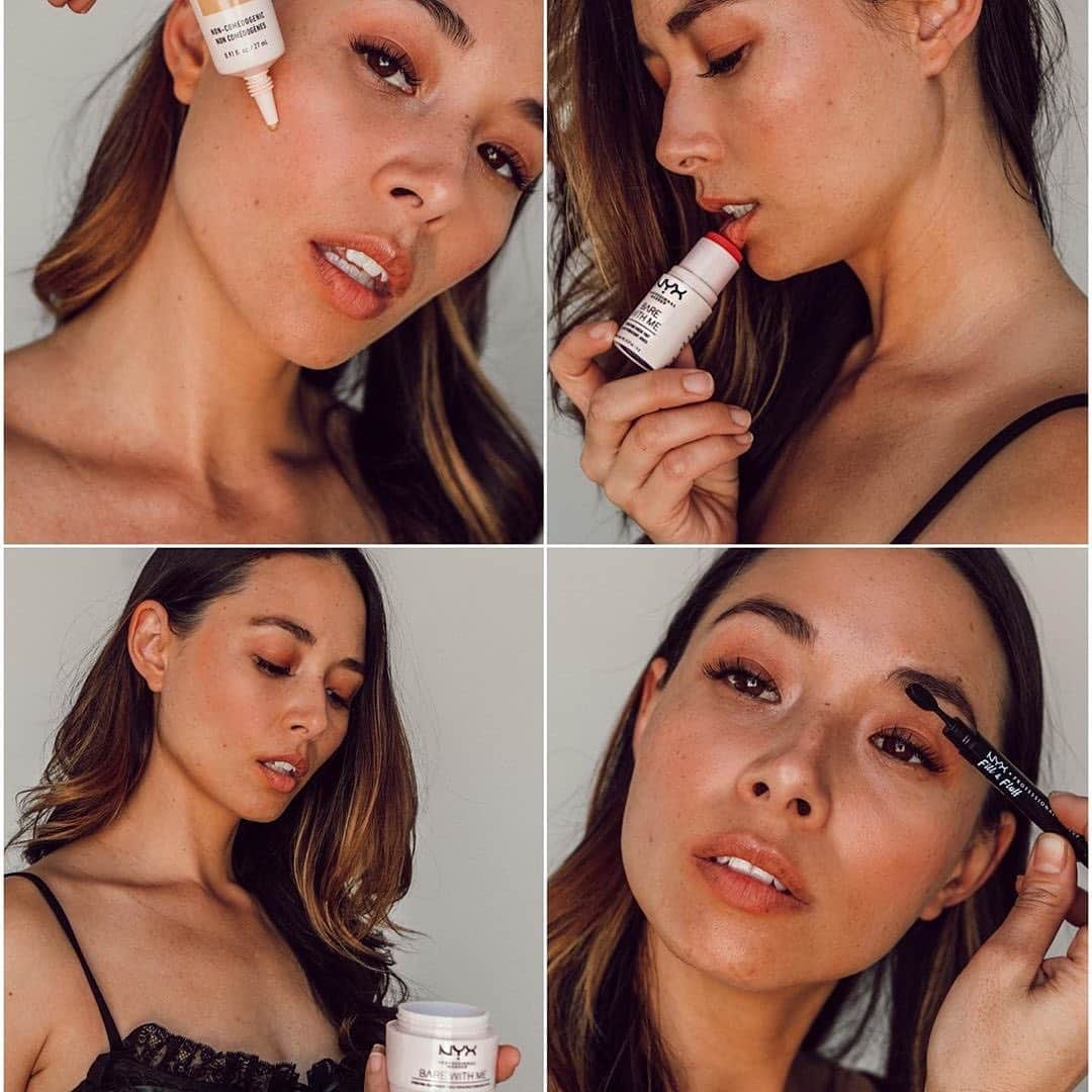 NYX Cosmeticsさんのインスタグラム写真 - (NYX CosmeticsInstagram)「@ajadang achieves this effortless, "no makeup" makeup look using some of our new summer essentials ☀🌴 Featured here is our Bare with Me Hydrating Jelly Primer + Bare With Me Tinted Skin Veil + Bare With Me Hydrating Cheek Tint + Bare With Me Multitasking Spray + Fill & Fluff Eyebrow Pomade Pencil 🌟💦 || #nyxcosmetics #nyxprofessionalmakeup #crueltyfreebeauty」5月12日 3時57分 - nyxcosmetics