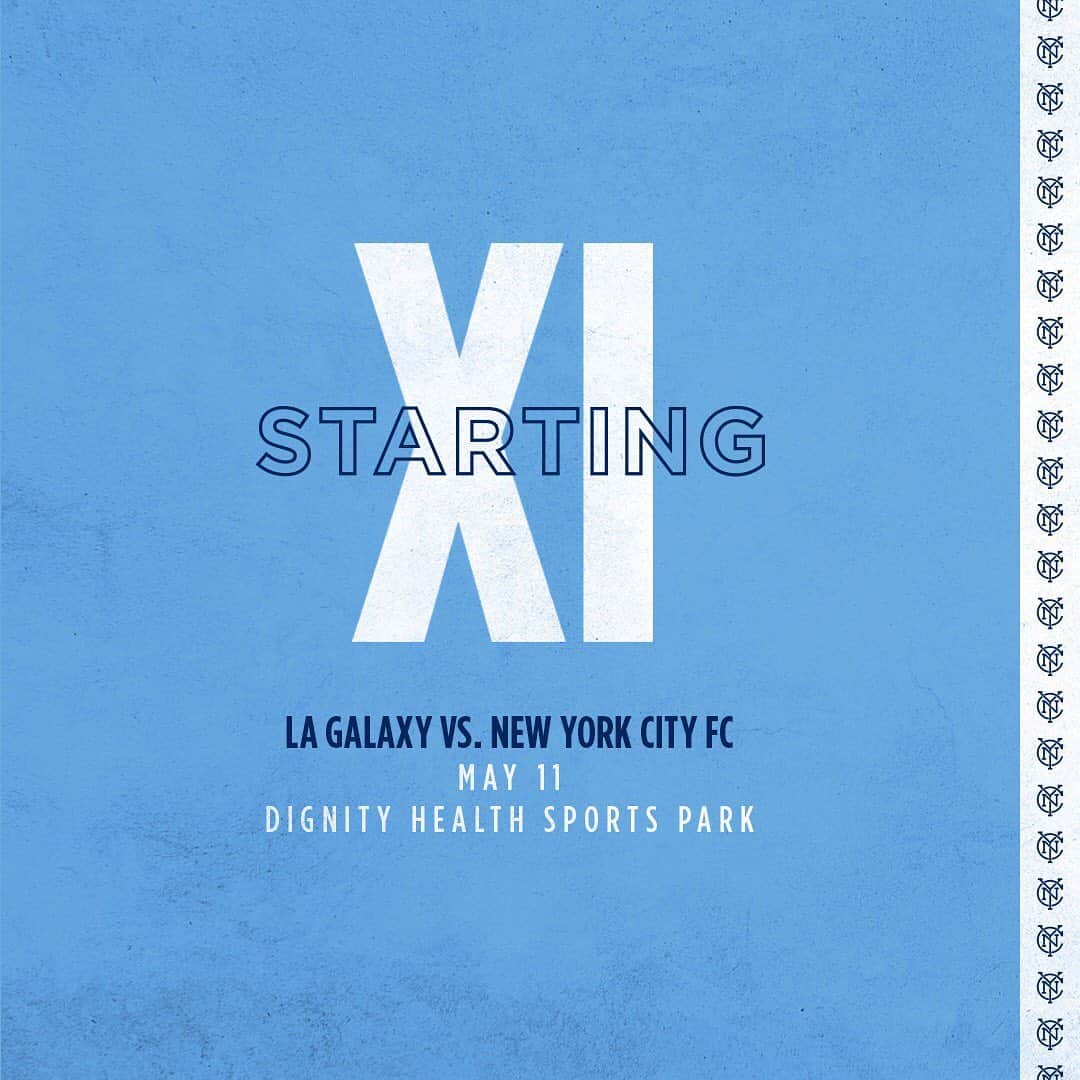 ニューヨーク・シティFCさんのインスタグラム写真 - (ニューヨーク・シティFCInstagram)「📋 | Starting XI 🆚 @lagalaxy #ForTheCity」5月12日 4時19分 - nycfc