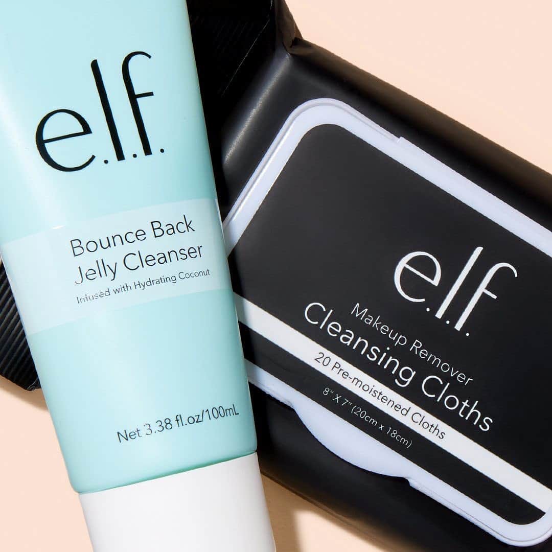 e.l.f.さんのインスタグラム写真 - (e.l.f.Instagram)「Use the Makeup Remover Cleansing Cloths & Bounce Back Jelly Cleanser to get your face to feel C-L-E-A-N after a day out! 🧼 What’s your favorite way to cleanse? ✨ #elfcosmetics #vegan #crueltyfree」5月12日 10時09分 - elfcosmetics