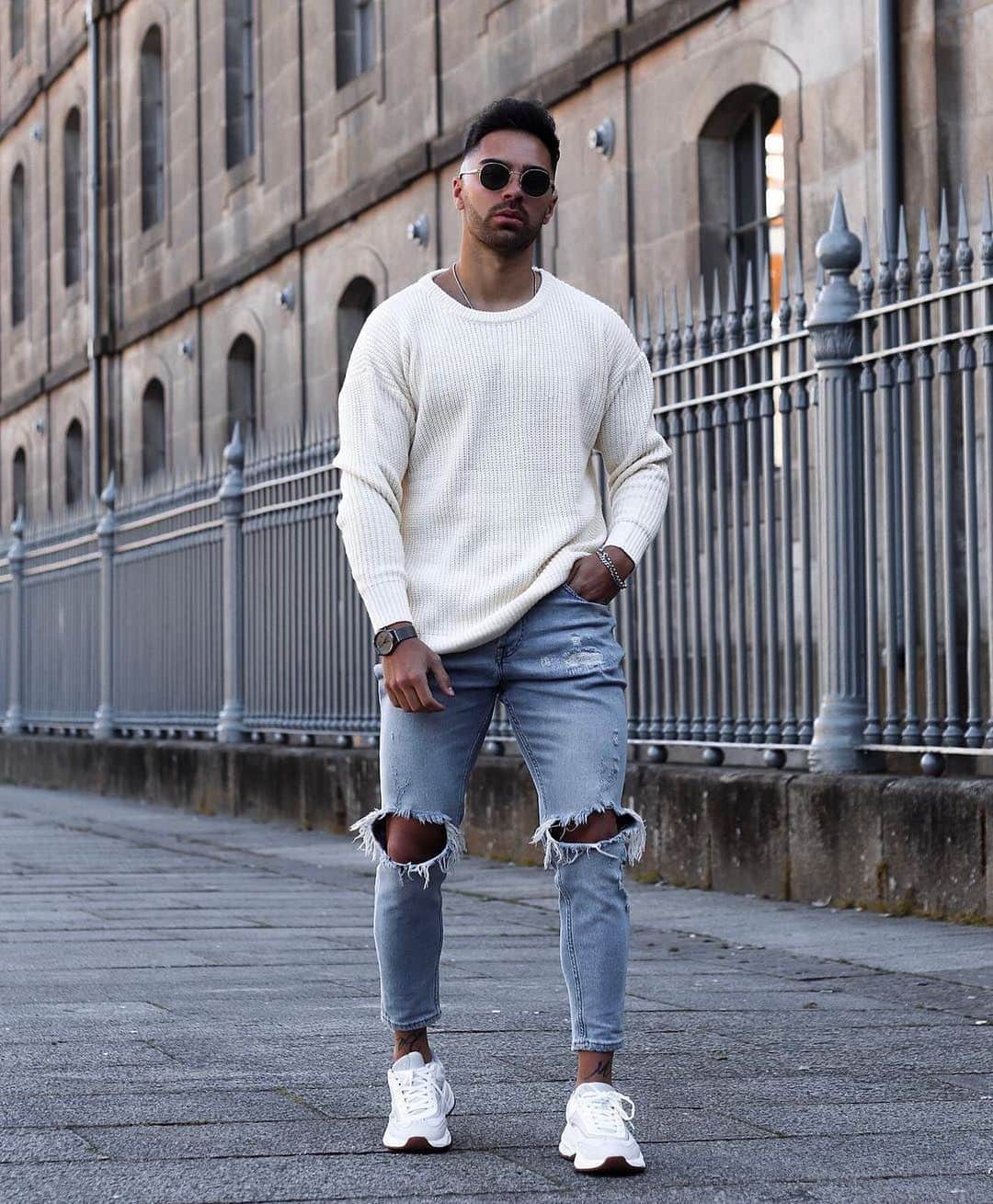 STYLE4GUYSのインスタグラム：「@FashionNovaMEN it's all in the details 👌 Shop @FashionNovaMEN for the latest styles! 🔥」