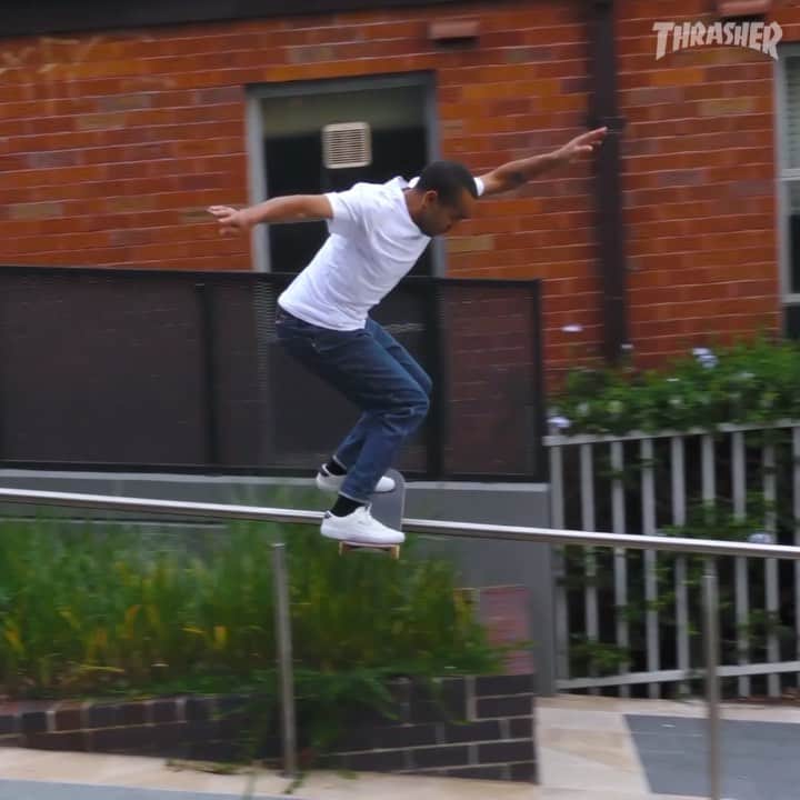 スラッシャーのインスタグラム：「👉🏽 @chimaferguson in @realskateboards ‘From Here to There’ video. Now playing on ThrasherMagazine.com 📡 🎬 @fulton7」