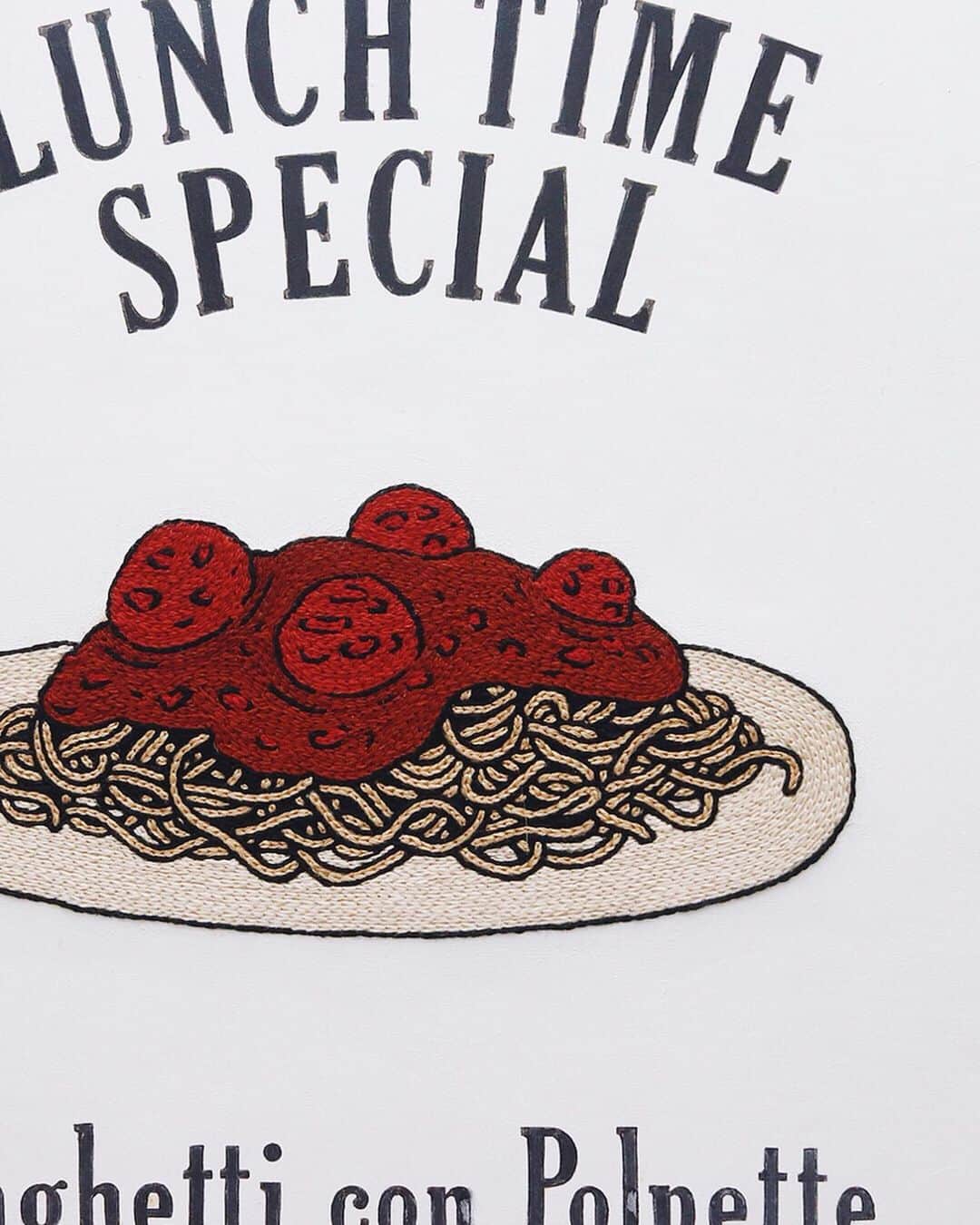 樋口正樹さんのインスタグラム写真 - (樋口正樹Instagram)「italian meatballs . ミートボールのパスタ。 日曜日のお昼に作って 食べたい美味しいやつ。 パスタもソースも皿も すべてが刺繍の手仕事。 @yumikohiguchi . . . #polpettine #italianmeatballs #spaghetticonpolpette #spaghettiandmeatballs #meatball #spaghetti #embroideryart #topitalianfood #italyfood #italianfood #pastamania #pastalover #lovepasta #pastaitaliana #cucinaitaliana」5月12日 6時48分 - higuccini