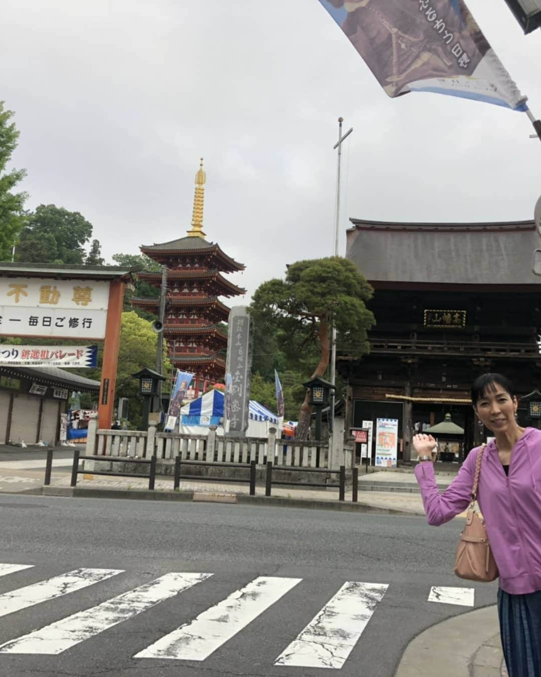 大林素子さんのインスタグラム写真 - (大林素子Instagram)「高幡不動よりJCOMさんの 生中継、９時からスタート♥️ ひの新選組まつり」5月12日 8時14分 - m.oobayashi