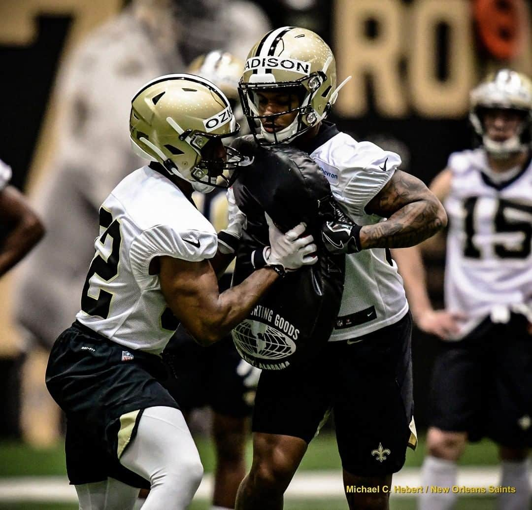 ニューオーリンズ・セインツさんのインスタグラム写真 - (ニューオーリンズ・セインツInstagram)「Getting after it! ⚜⠀ ⠀ Photos from Saturday's practice at our bio link ⠀ ⠀」5月12日 8時27分 - saints