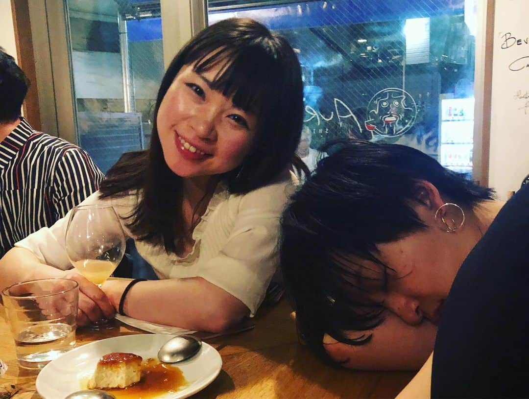 藤田敦子さんのインスタグラム写真 - (藤田敦子Instagram)「ㅤㅤㅤ ㅤㅤㅤ どれもこれも美味しかった @hiyori_shibuya は @aurelio_shibuya の系列店。 ㅤㅤㅤ みやが予約してくれたのに 行ってみたらAtsukoさんてなってて みやがふくれてた😂😂 ㅤㅤㅤ 最後は、アウレリオに移動して寝落ちした高山さんと、 その様子を微笑んで見守るまりえ😂」5月12日 18時07分 - blenda0305