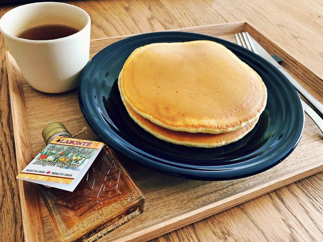 yuxuki wagaのインスタグラム：「ホットケーキ #wagameshi #おうちごはん」