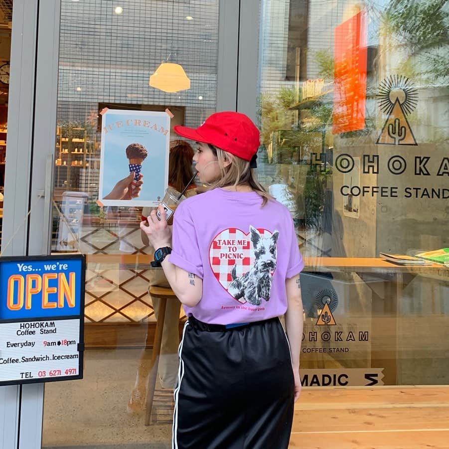 Aymmy in the batty girlsのインスタグラム：「【COORDINATE】﻿ ﻿ ◽︎PICK UP LILLY TEE﻿﻿ ¥4,860(taxin)﻿﻿ ﻿ ◽︎PARK トラックスカート﻿﻿ ¥17,280 (tax in)﻿﻿ ﻿﻿ ◽︎PICNIC CLUB ジェットキャップ﻿﻿ ¥5,400 (tax in)﻿﻿ ﻿ @setoayumi :153cm﻿ 全てSサイズ着用﻿ ﻿ 【販売先】﻿ ・﻿ONLINE STORE﻿ ・AMAZON﻿ ﻿ #aymmy #aymmyinthebattygirls﻿﻿﻿ #エイミー #原宿 #harajuku #スカート﻿ #キャップ #パープル #Tシャツ #トップス」