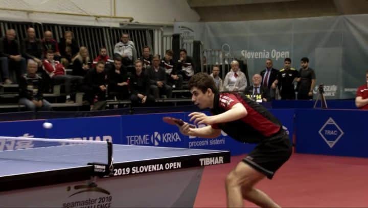 のインスタグラム：「❗️❗️Well...how about this? Jakub Dyjas knocks out 1️⃣seed Daniel Habesohn to make the finals! 👏  Who will he face? Takuya Jin 🇯🇵 or Wei Shihao 🇭🇷 in final of the 2019 #ITTFChallenge Slovenia Open? 👉🏻 tv.ittf.com」