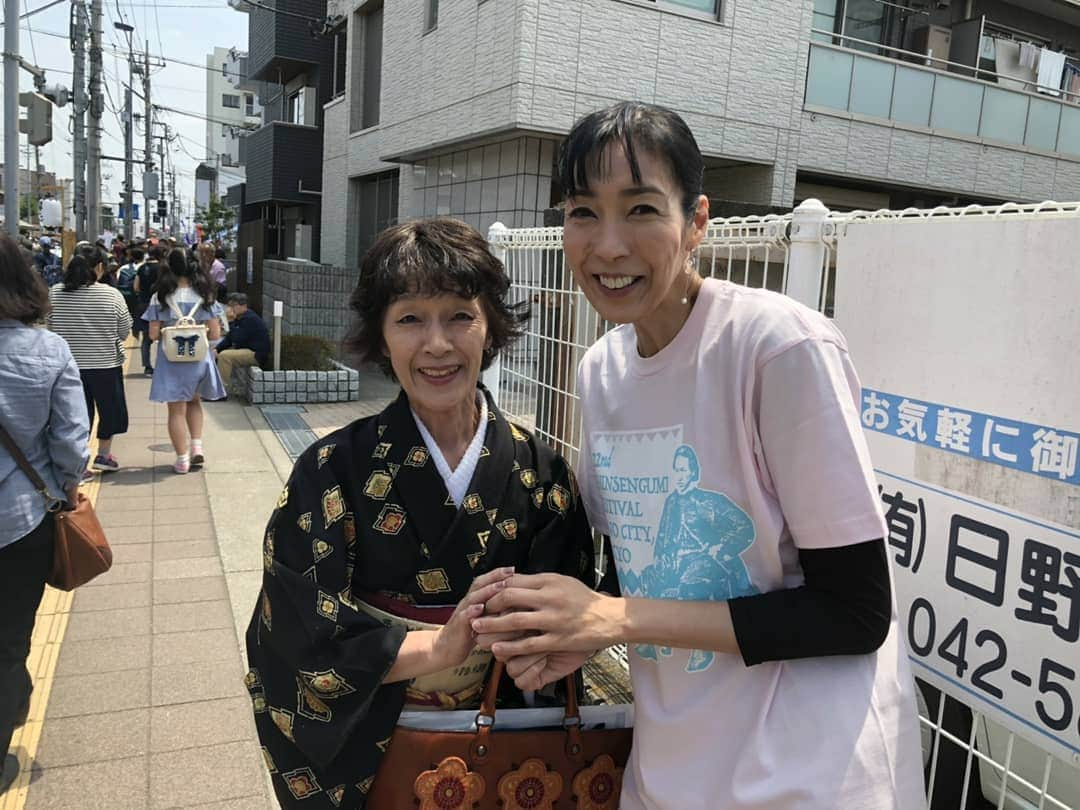 大林素子さんのインスタグラム写真 - (大林素子Instagram)「ひの新選組まつり JCOMさんの生中継終わり パレードは、続いてます♥️」5月12日 12時22分 - m.oobayashi