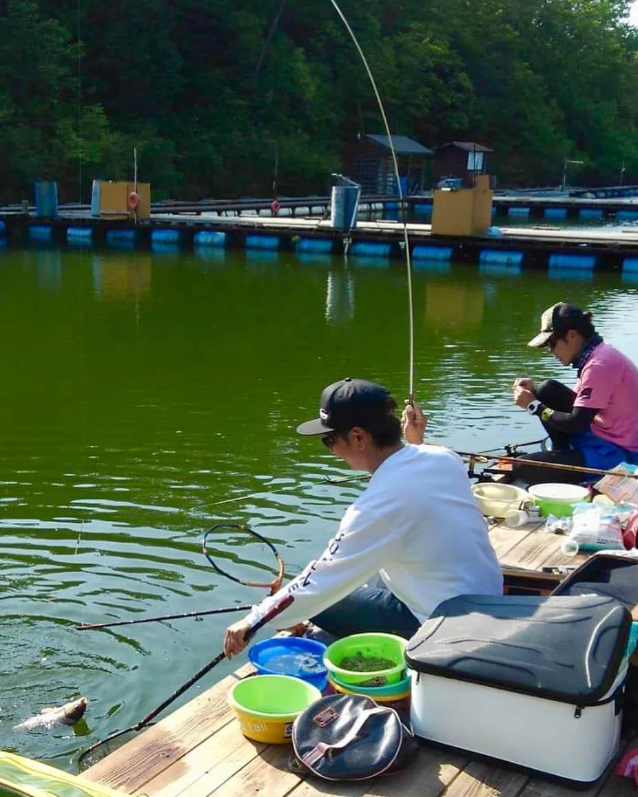 清水盛三さんのインスタグラム写真 - (清水盛三Instagram)「昨日はヘラ釣りに行ってました🎣 今日の4時から熊本の山本釣具センターさんの菊陽バイパス店さんでトークライブやります🎤是非遊びに来て下さいね‼️ #熊本県 #山本釣具センター #菊陽バイパス店 #待ってまーす」5月12日 14時52分 - morizo_shimizu