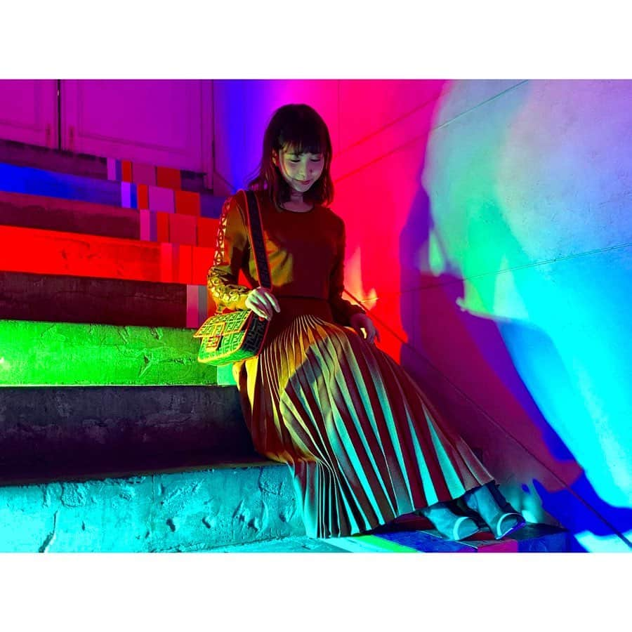 西脇彩華さんのインスタグラム写真 - (西脇彩華Instagram)「＊ Thank you @fendi #FENDIMorAmor ・ ・ ・ 姉妹でお邪魔しました💓 とってもステキな空間でした🙏☺️✨ #prfm #9nine」5月12日 15時39分 - chapon_930