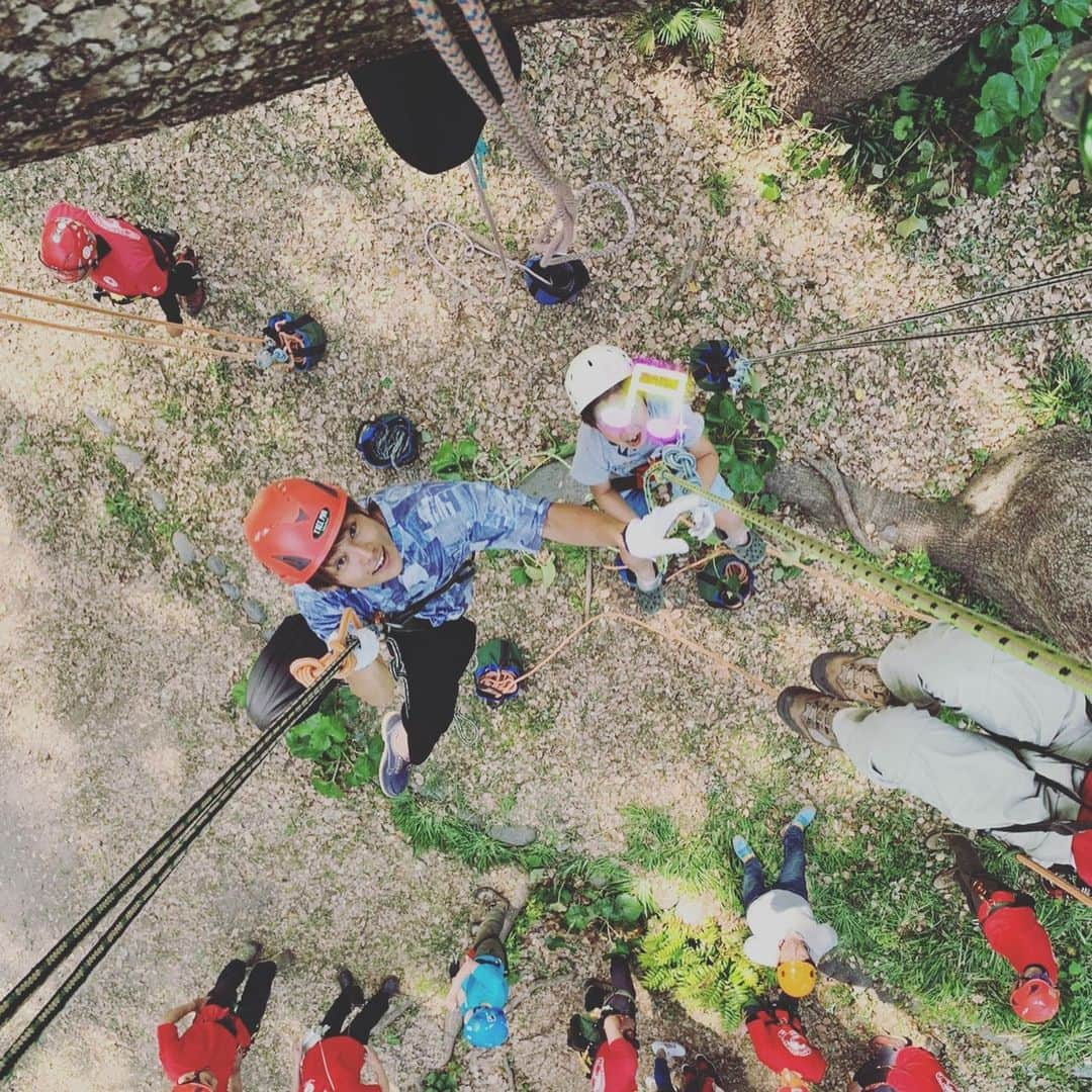 杉浦太陽さんのインスタグラム写真 - (杉浦太陽Instagram)「人生初のツリークライミング🧗‍♀️🌲 セイアも上手に登った〜！ 木の上、マジで感動！最高！！ #ツリークライミング #こんな世界があったなんて #親子で凄い景色を見た #感動 #みどりとふれあうフェスティバル」5月12日 15時48分 - sugiurataiyou_official