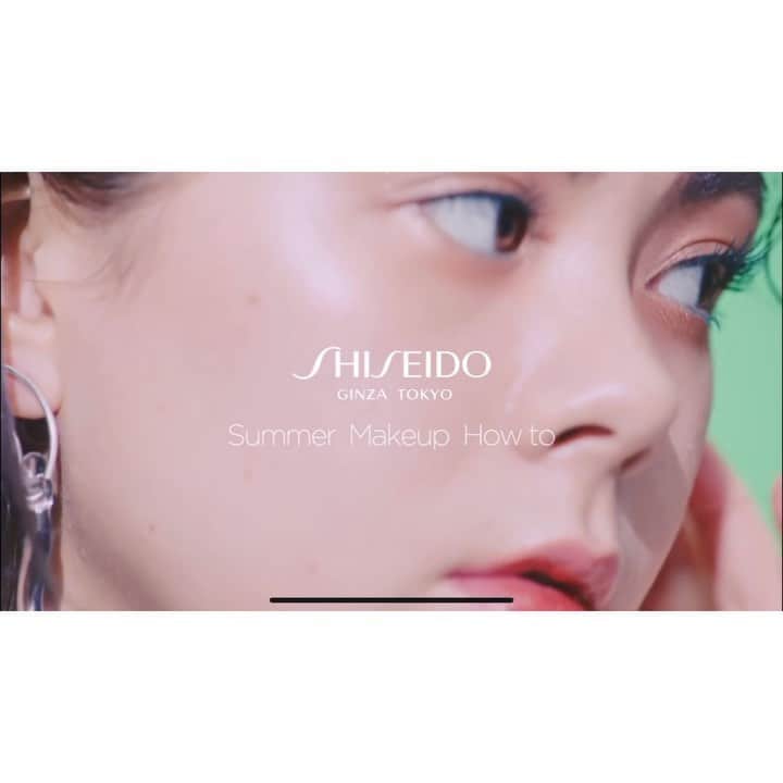 エモン・久瑠美のインスタグラム：「@shiseido #資生堂 💄 makeup小田切ヒロ HOWTO動画 2019ss Neo Glam Summer 編」