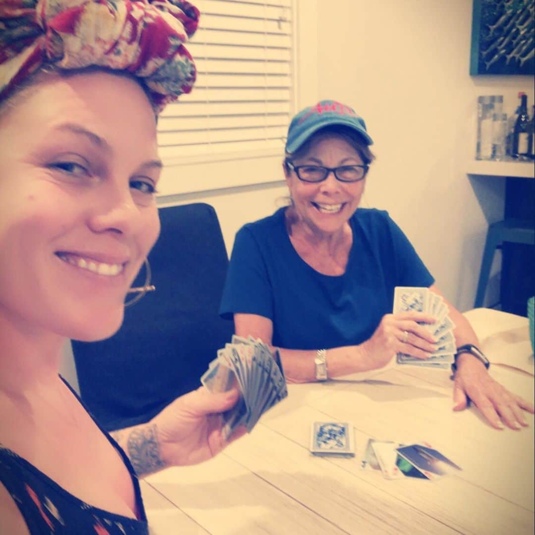 P!nk（ピンク）さんのインスタグラム写真 - (P!nk（ピンク）Instagram)「Happy Mother’s Day. I hope I can be as fun as her as I get older. We’ve been through a whole lot together, and at this stage of my life I understand her more than I ever have. I respect her, she makes me laugh and she’s there when I need her. My mama, The jitterbug queen. I love you more」5月13日 3時42分 - pink