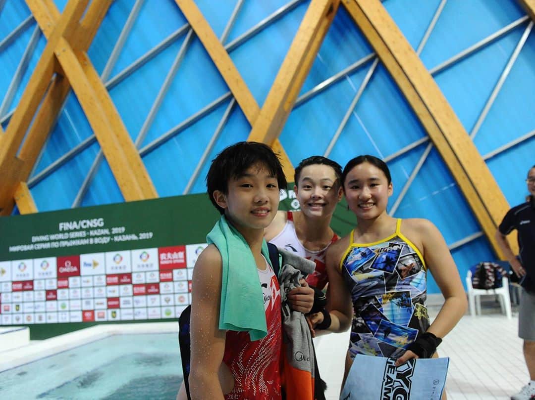 金戸凜さんのインスタグラム写真 - (金戸凜Instagram)「DWS in Kazan is over! ・ WS初決勝、めっちゃいい経験させて貰えました！ まだまだこれから！来週のロンドンも頑張ります！ ・ I was 5th place in my first WS Final! Next stop >> Final leg my dream city London🇬🇧♥️ ・ ・ #dws #2019 #kazan #russia #diving #next #london」5月13日 4時17分 - rin.kaneto