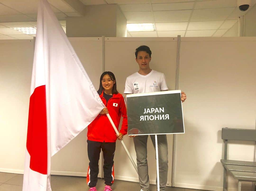 金戸凜さんのインスタグラム写真 - (金戸凜Instagram)「DWS in Kazan is over! ・ WS初決勝、めっちゃいい経験させて貰えました！ まだまだこれから！来週のロンドンも頑張ります！ ・ I was 5th place in my first WS Final! Next stop >> Final leg my dream city London🇬🇧♥️ ・ ・ #dws #2019 #kazan #russia #diving #next #london」5月13日 4時17分 - rin.kaneto