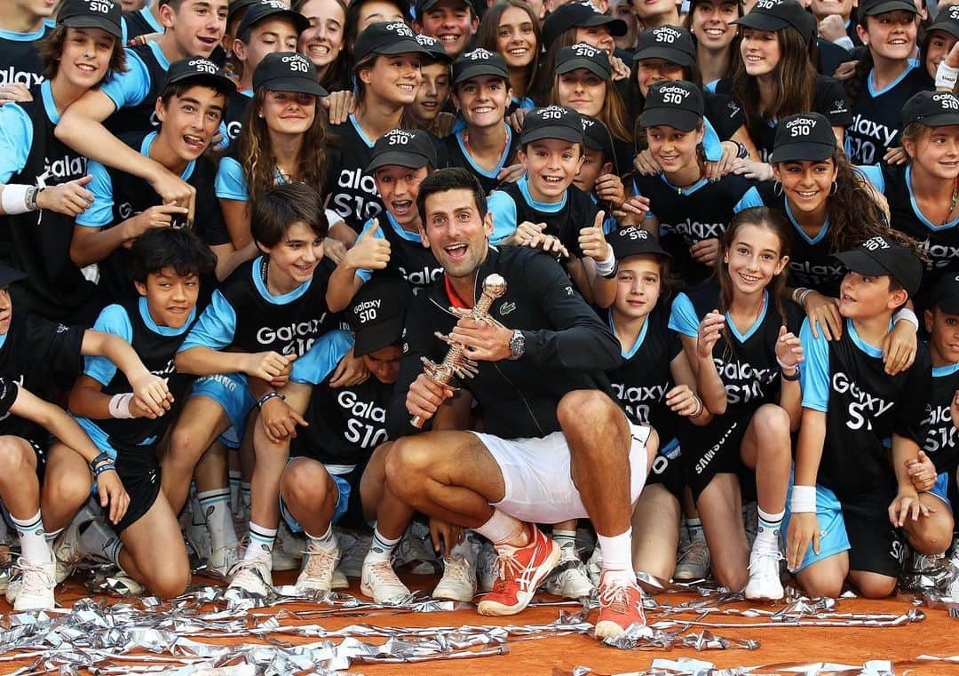 ノバク・ジョコビッチさんのインスタグラム写真 - (ノバク・ジョコビッチInstagram)「😁🏆💥‼️」5月13日 4時35分 - djokernole