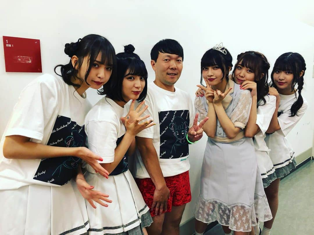 オラキオさんのインスタグラム写真 - (オラキオInstagram)「廣川奈々聖生誕祭MC。この5人がいつまでも仲良くそれぞれの誕生日を祝ってほしい。  #わーすた #wasuta #廣川奈々聖 #廣川奈々聖生誕 #オラキオ #体操選手の司会 #次はみりてこちゃん」5月12日 20時00分 - matsuyukiorakio