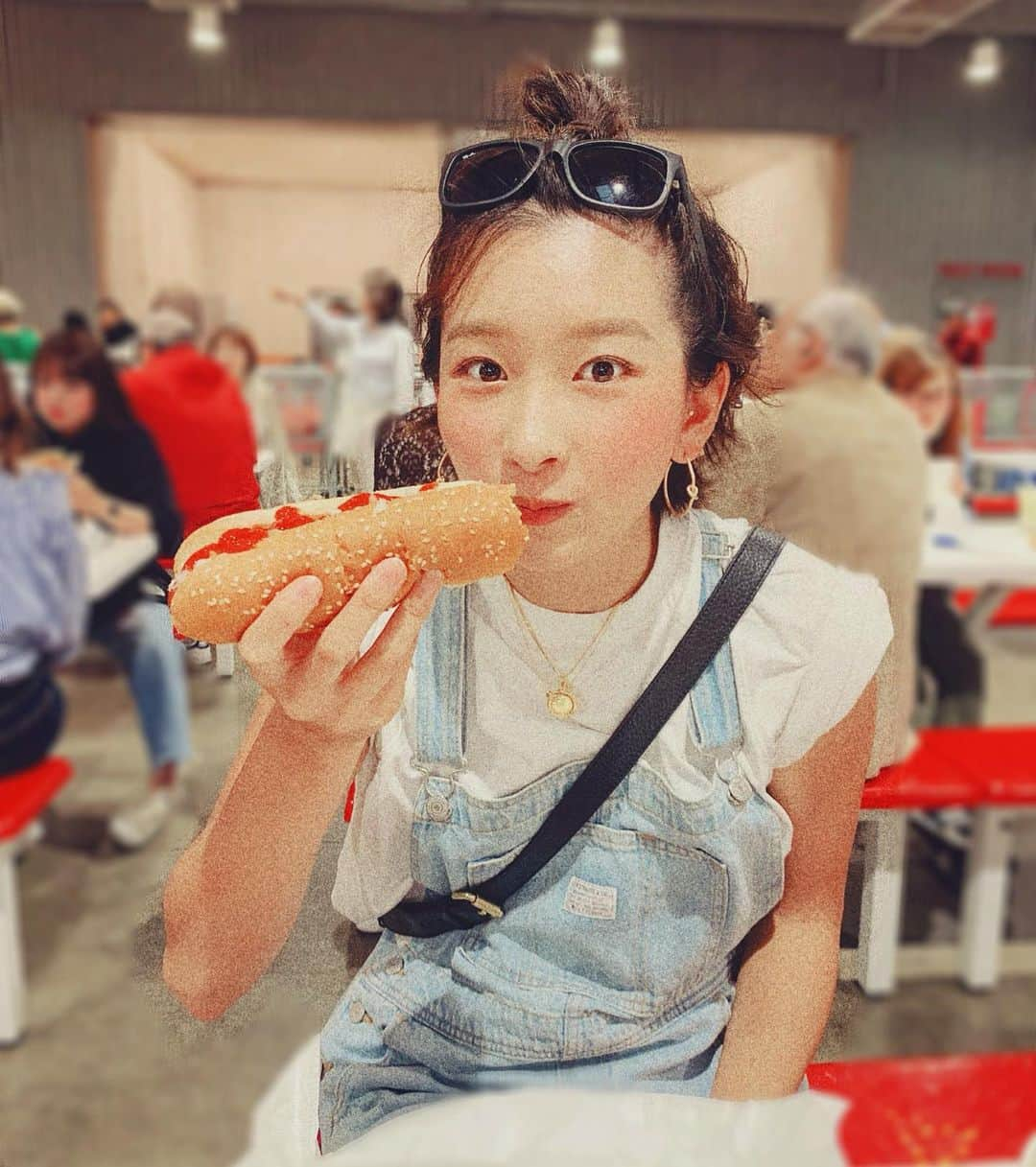 藤田美里のインスタグラム：「🌭♥️」