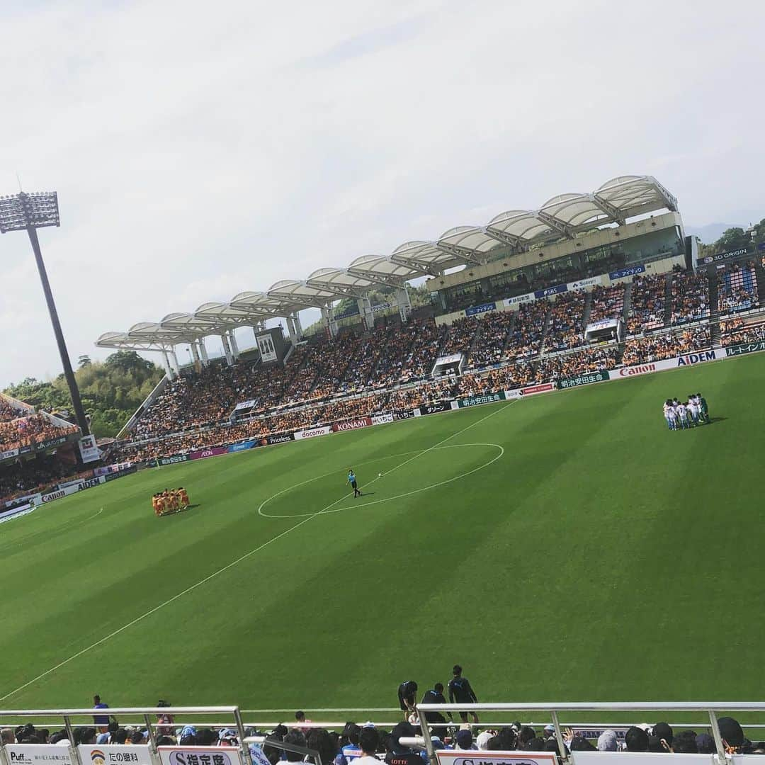 川島はるなさんのインスタグラム写真 - (川島はるなInstagram)「... 久々のJリーグ🏟⚽️ 楽しかった😊✨ #iaiスタジアム日本平 #清水エスパルス #川崎フロンターレ」5月12日 20時44分 - haruna__kawashima