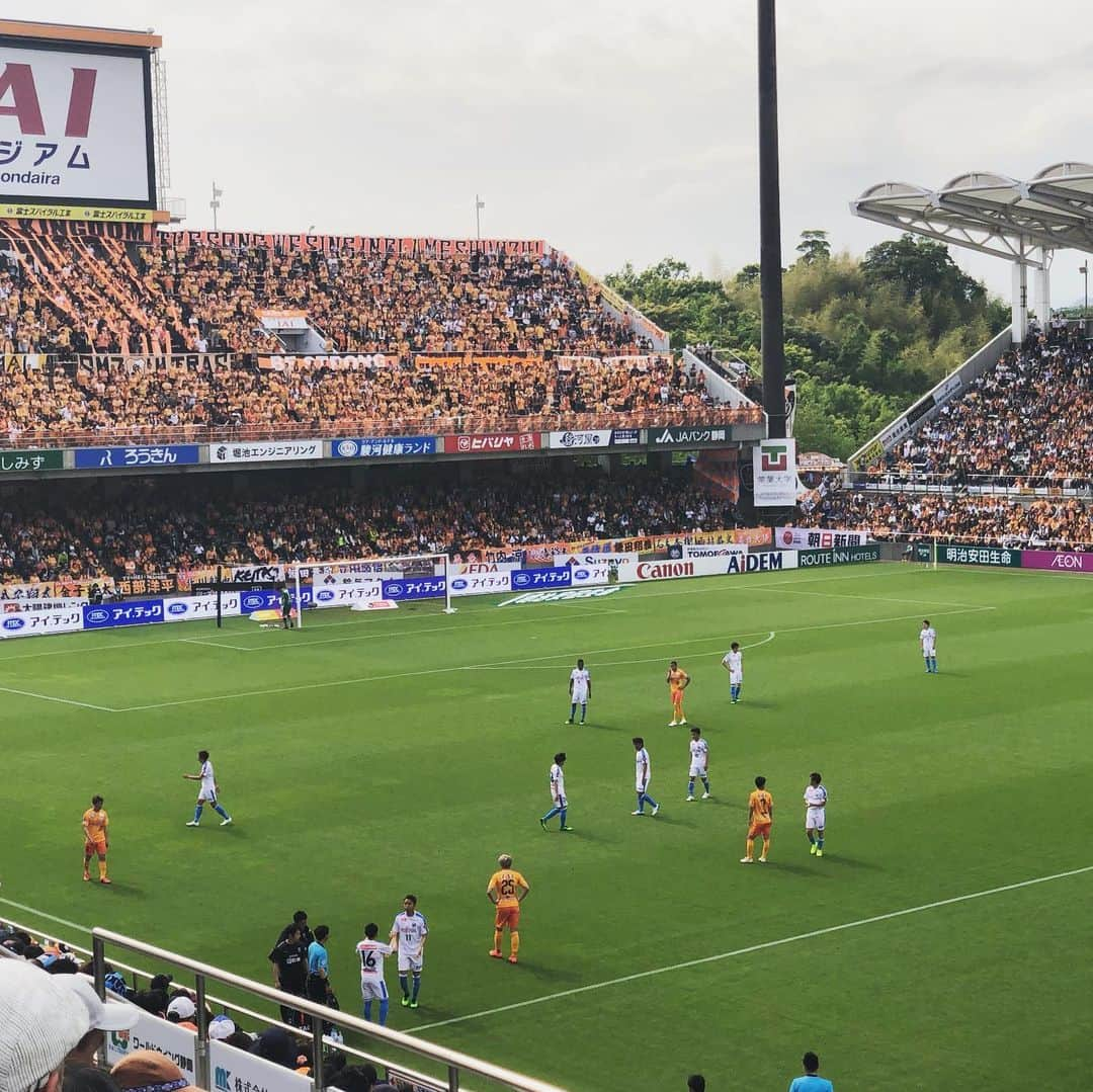 川島はるなさんのインスタグラム写真 - (川島はるなInstagram)「... 久々のJリーグ🏟⚽️ 楽しかった😊✨ #iaiスタジアム日本平 #清水エスパルス #川崎フロンターレ」5月12日 20時44分 - haruna__kawashima