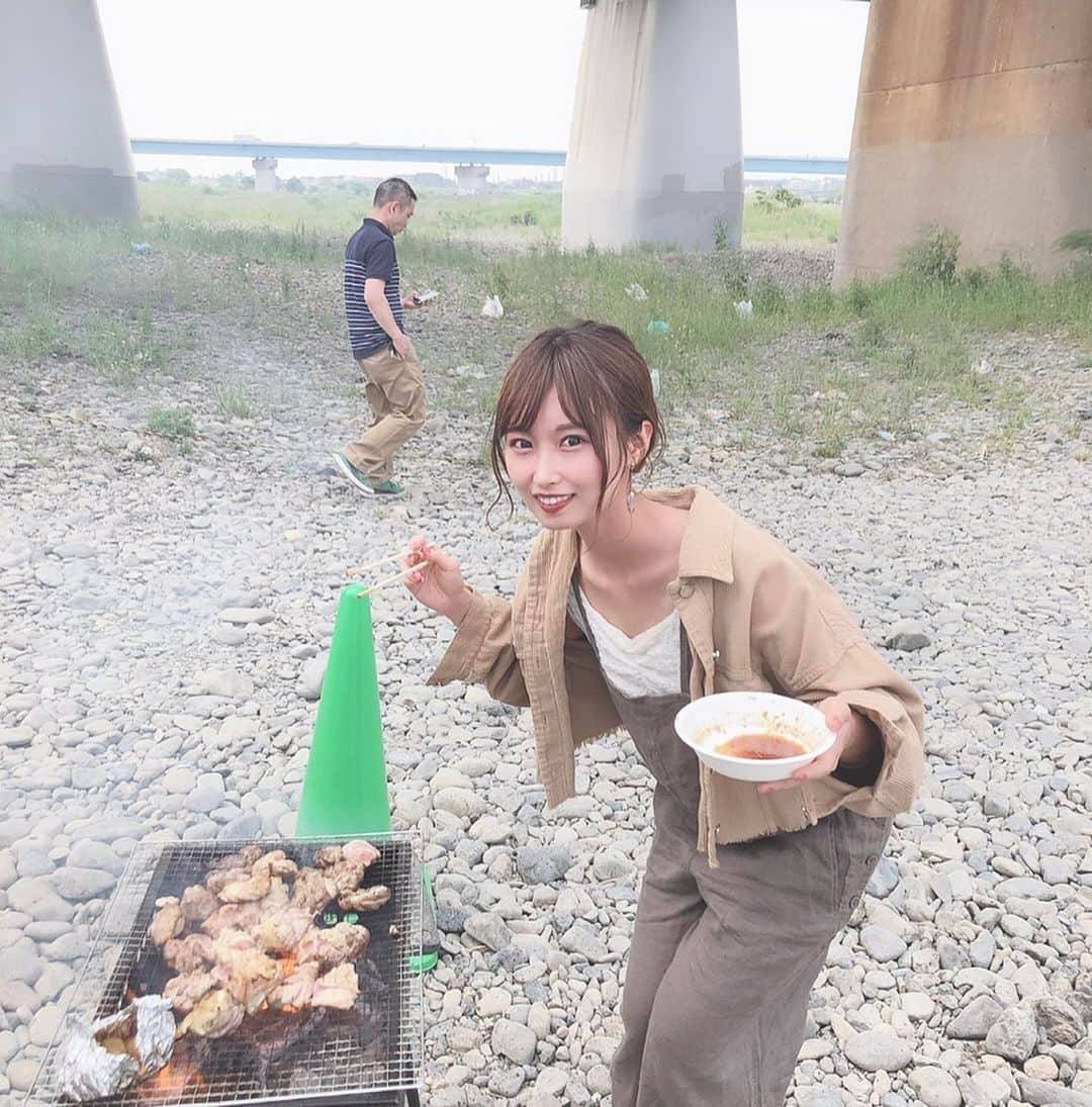 島田玲奈さんのインスタグラム写真 - (島田玲奈Instagram)「. BBQが最高な季節になってきた☺︎ 夏になるまでに、何回かしたいなー♡ 日焼け止め塗りまくったから、焼けてませんように！☀️ . #bbq #二子玉川 #バーベキュー」5月12日 21時12分 - smd_rn321