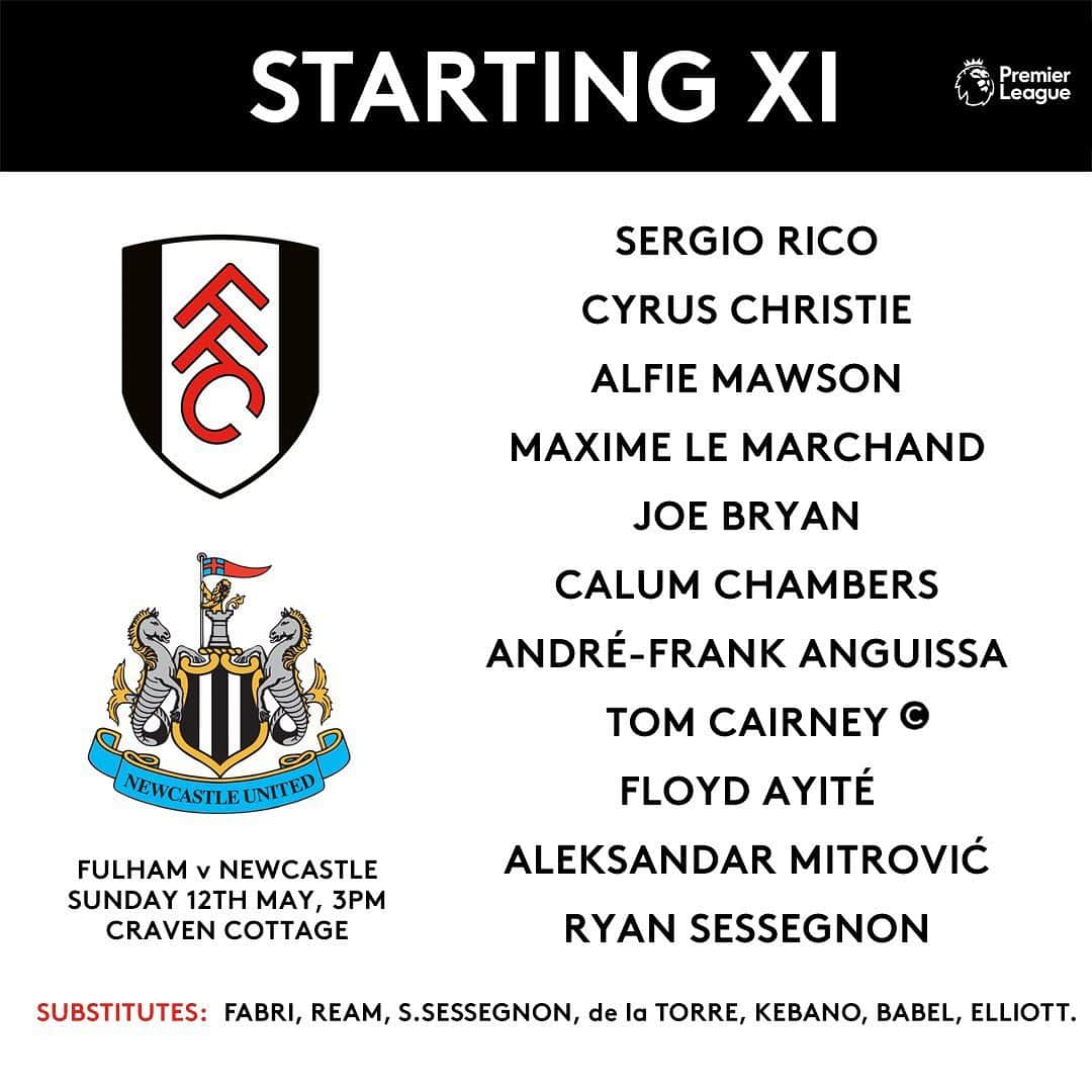 フラムFCさんのインスタグラム写真 - (フラムFCInstagram)「SWIPE FOR TEAM NEWS.👉 Thoughts on that then? 💭 #NEWFUL #FFC #COYW」5月12日 22時00分 - fulhamfc