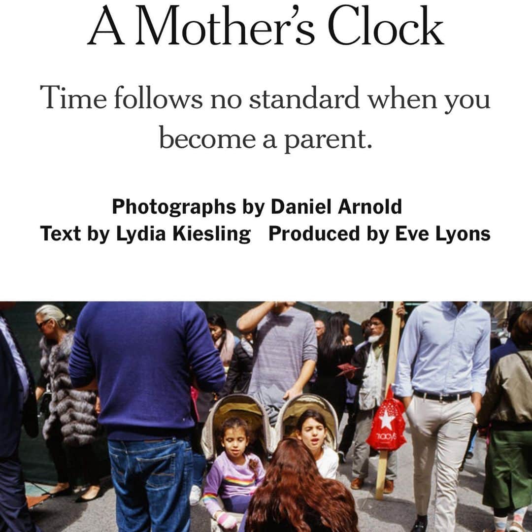 クレア・コフィーのインスタグラム：「This photo series by @arnold_daniel and article by @lydiakiesling really got me. I put link to the full @nytimes  article in my bio. Check it out and #HappyMothersDay! (and thanks for sharing it with me, mama extraordinaire @aoifemaria)」