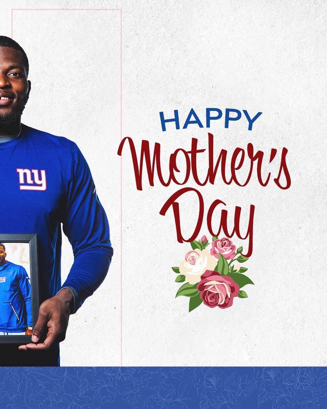 New York Giantsさんのインスタグラム写真 - (New York GiantsInstagram)「Happy #MothersDay to all the amazing moms out there! 💐💙」5月12日 23時06分 - nygiants