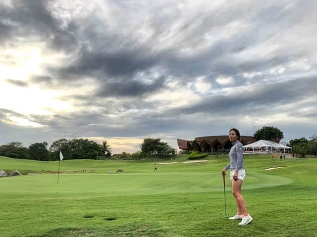 のインスタグラム：「#lpga @fourseasons #sunset」