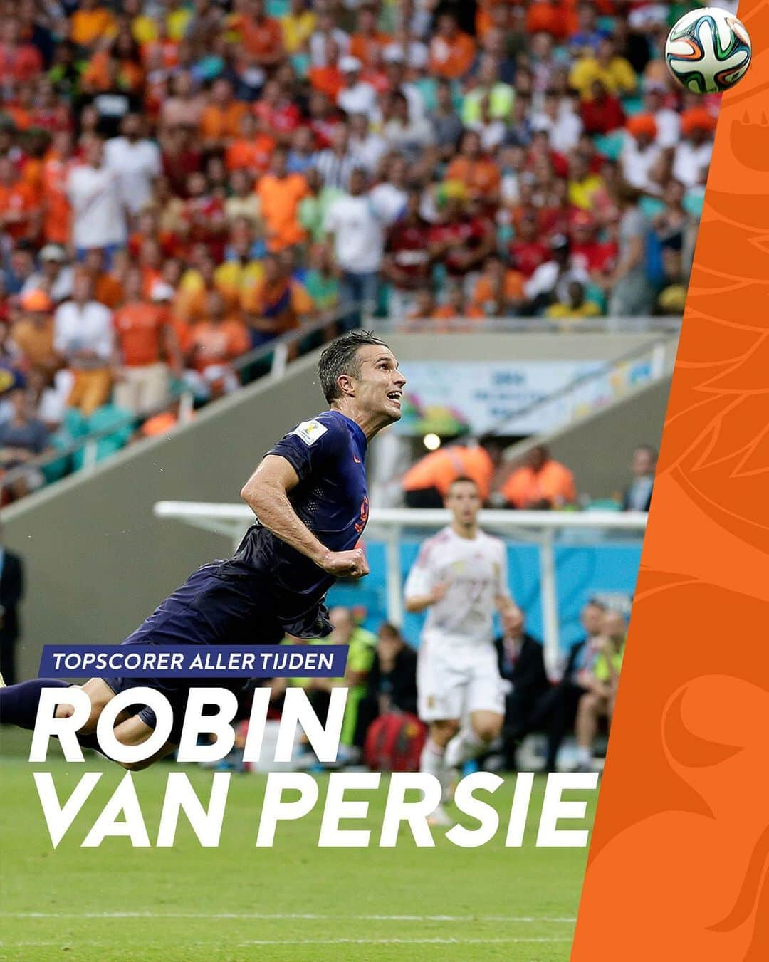 サッカー オランダ代表チームさんのインスタグラム写真 - (サッカー オランダ代表チームInstagram)「Wat een fantastische carrière 👏 #robinvanpersie #afscheid #nederlandselftal #onsoranje」5月12日 23時30分 - onsoranje