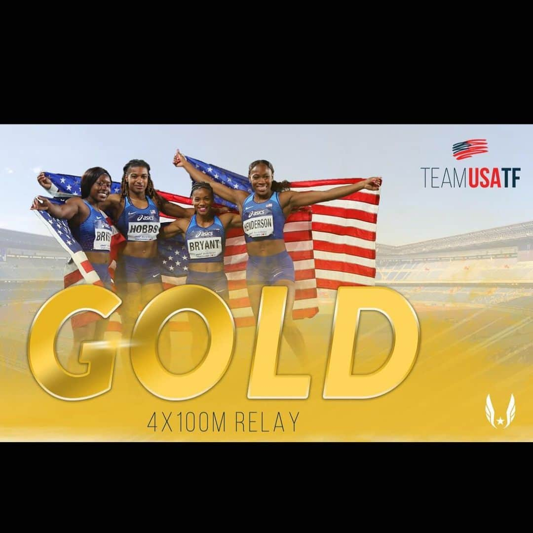 デズリア・ブライアントのインスタグラム：「Team USA for the win!!」