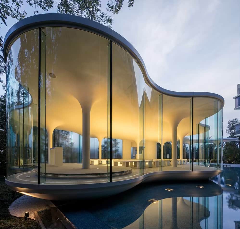 Architecture - Housesさんのインスタグラム写真 - (Architecture - HousesInstagram)「Cloud of Luster #Chapel designed by KTX archiLAB . #luxury #lights #architect #light #arquitectura #luxurylife #luxurylifestyle #_archidesignhome_  #instadaily #homestyle #instagood #homestyling #madrid #barcelona #chapel #architecture #architectureporn #design #modern #architects #interiordesign #instahome」5月13日 1時10分 - _archidesignhome_