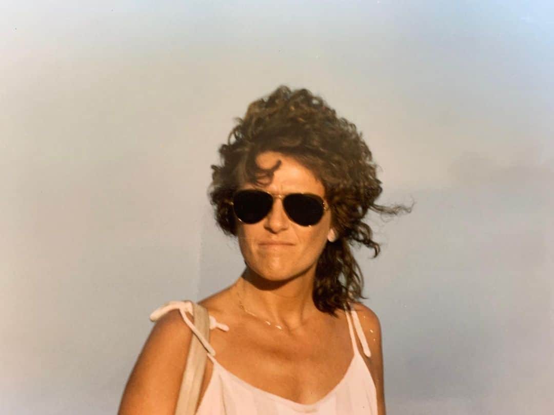 マイケル・ドイルのインスタグラム：「Happy Mother’s Day! Love you, mom. (Note purse on shoulder or rather “my bag” as in “would you keep an eye on my bag?” - she never lets it out of her sight even on a mountain in Greece)」