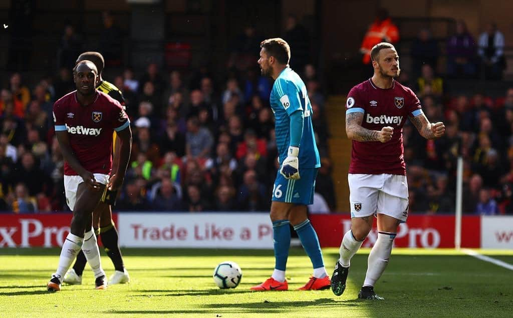 マルコ・アルナウトヴィッチのインスタグラム：「What A Game To End Well Done The Boys Fans Staff Everyone Involved ⚒ @westham Thank You For The Season ❤️🙏 #teamarna #maygodblessus」