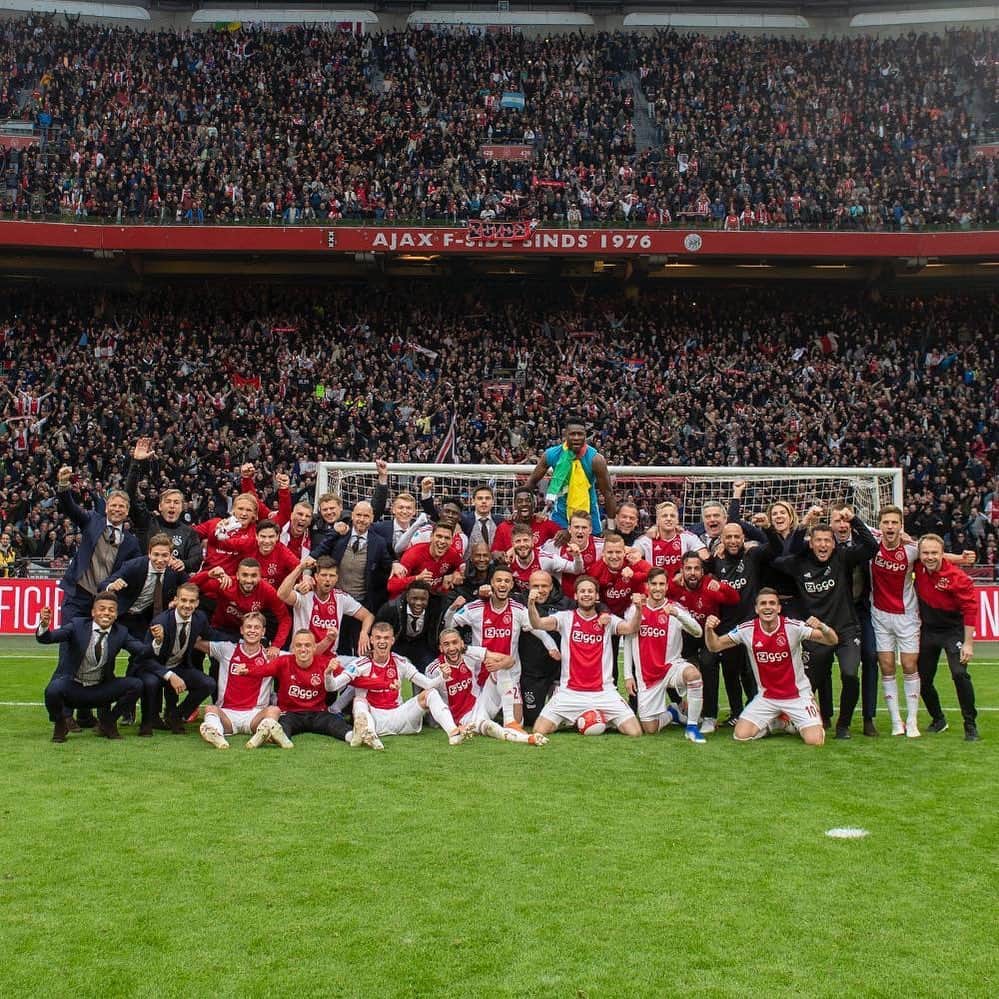 のインスタグラム：「Wij Zijn Ajax! Wij Zijn De Beste! ❌❌❌」